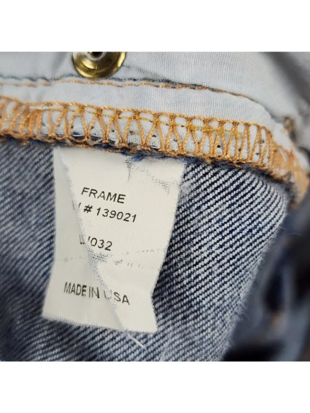 Frame Pants Womens 28x29 Blue Le Skinny de Jeanne Denim USA